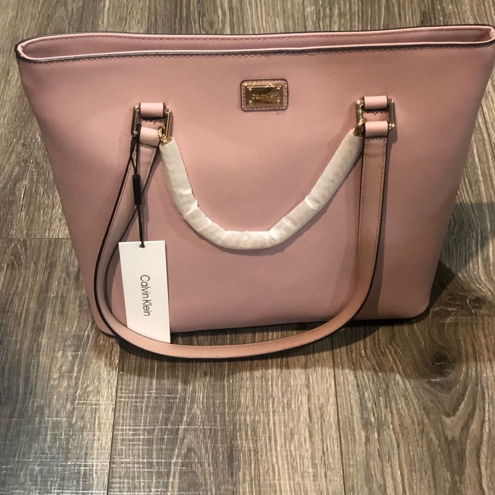 NEW Calvin Klein Blush Pink Tote Bag